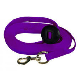 NYLON LUNGE LINE WITH SNAP - PURPLE - 262617-22