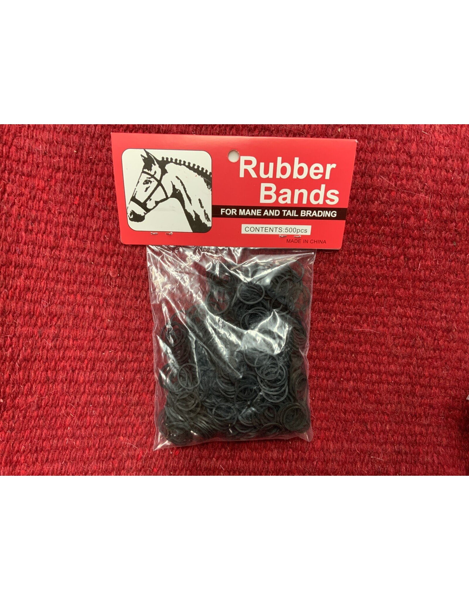 Braiding Rubber Bands - Black - 100-634 B/O May 04