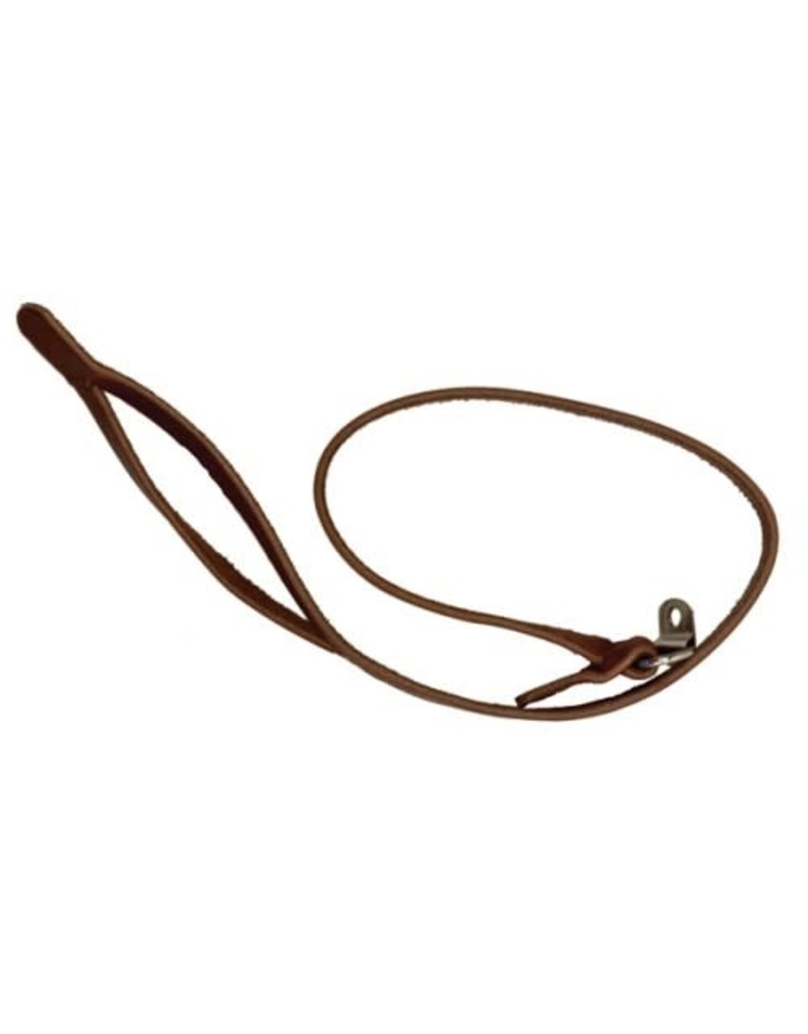 Western Rawhide LARIAT STRAP- Burgundy Latigo - 5/8" x 26"