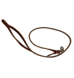 Western Rawhide LARIAT STRAP- Burgundy Latigo - 5/8" x 26"
