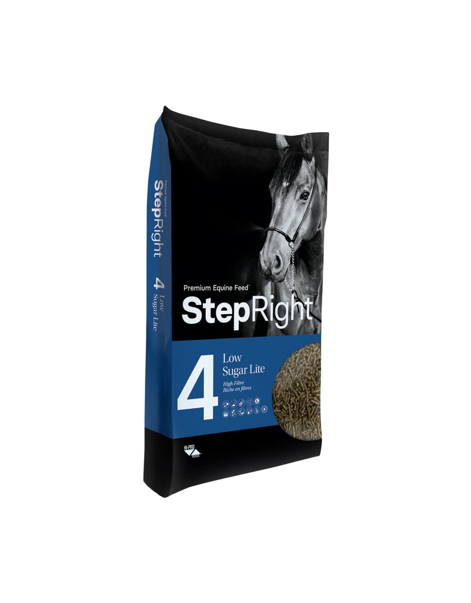 Step Right Step 4 Low Sugar Lite Horse Feed - High Fibre - 20 kg - NSC 9.0%, CP 14%, Fiber 21.0%, Fat 5%