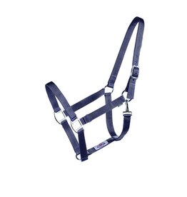 Country Legend Economy Flat Nylon Halter COB-Silver 292909-18