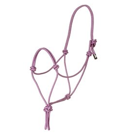 Mustang Mustang Premium Nylon Rope Halter Purp/Silv - HORSE -298106-67