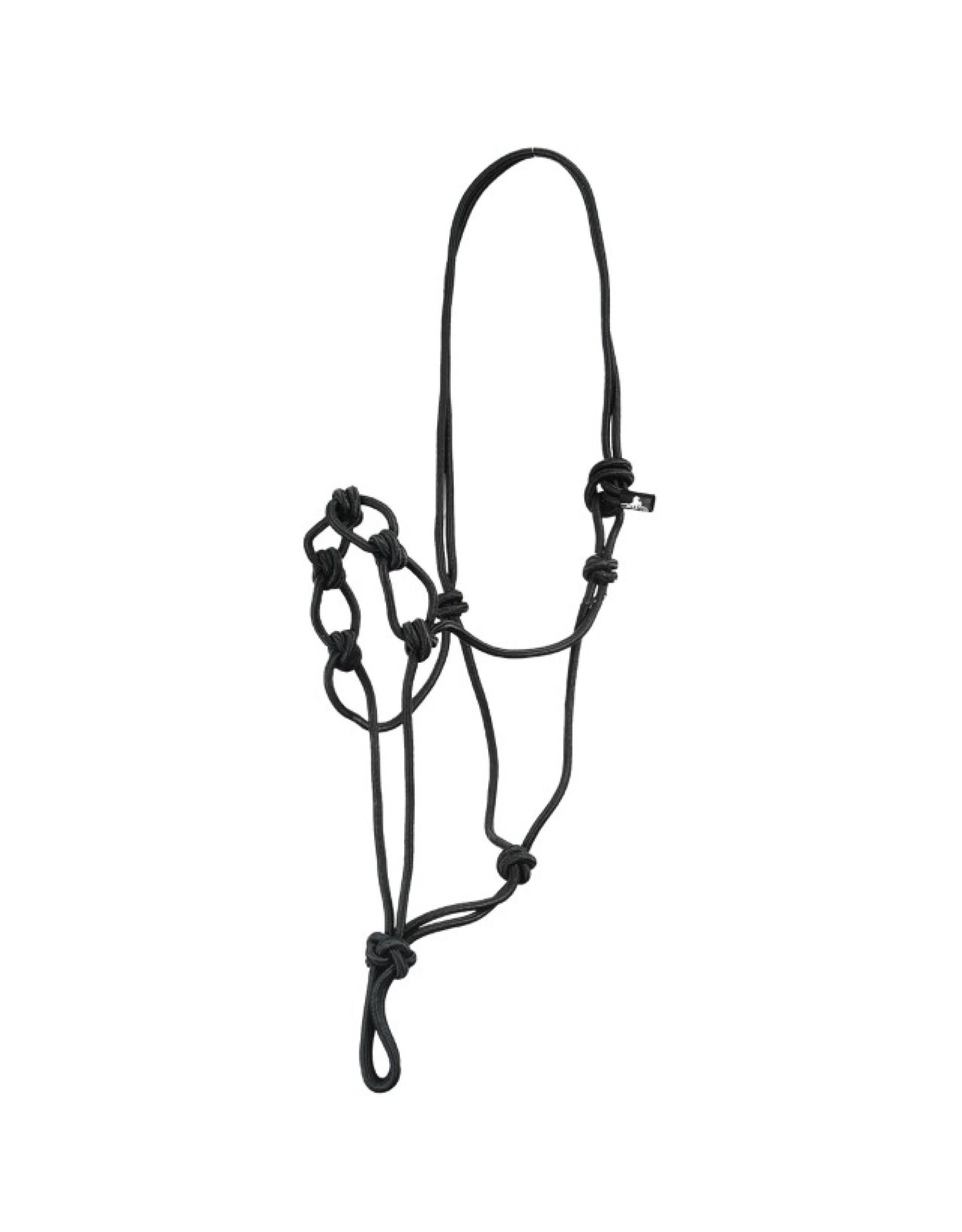 Mustang Mustang Infinity Knot Rope Halter and Lead - HORSE - BLK 292769-27