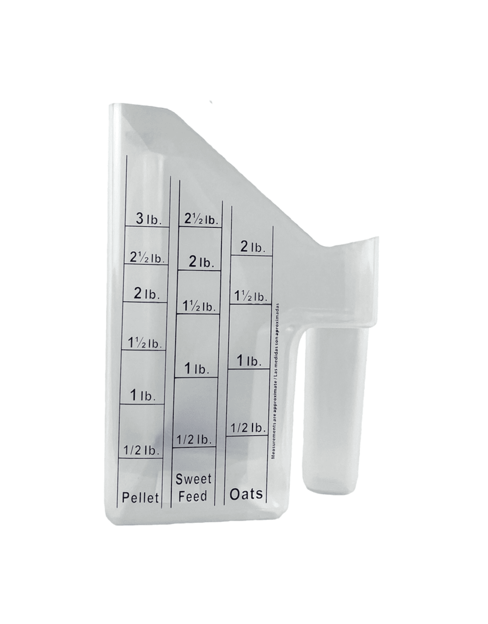 3 Quart Plastic Measuring Scoop - TBL Scoop-01