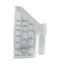 3 Quart Plastic Measuring Scoop - TBL Scoop-01