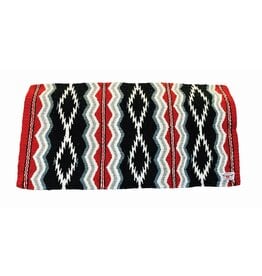COUNTRY LEGEND STARBURST BLANKET  Red/Black - 36" x 34" - 274156-02