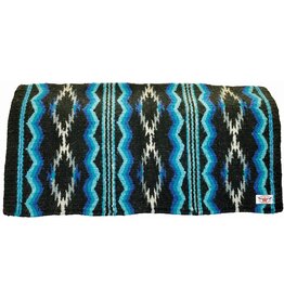 COUNTRY LEGEND STARBURST BLANKET  TQ/GRY  - 36" x 34" - 274156-22