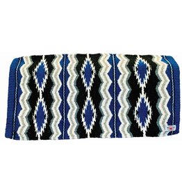 COUNTRY LEGEND STARBURST BLANKET  RYL/WT - 36" x 34" - 274156-40