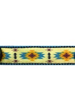 WESTERN RAWHIDE SIGNATURE PATTERN HALTER WITH ANTIQUE SILVER FINISH HARDWARE, NO SNAP - NAVAJO PTRN - AVG- 293162-27/AVG