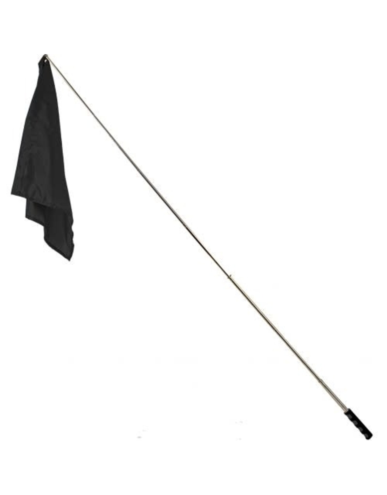 MUSTANG TELESCOPING TRAINING FLAG  6" TO 6.5'  - BLACK - 666599-27