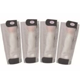 COUNTRY LEGEND FLY FREE BOOTS, SET OF 4 - MEDIUM - GREY - 107675-18/M