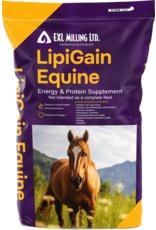 LipiGain Equine - Energy and Protein Supplement 18.2 kg - 17684612 - Protein 20%, Fat 41-43%, Fiber 10%, 16.97% Omega 3 Fatty Acid