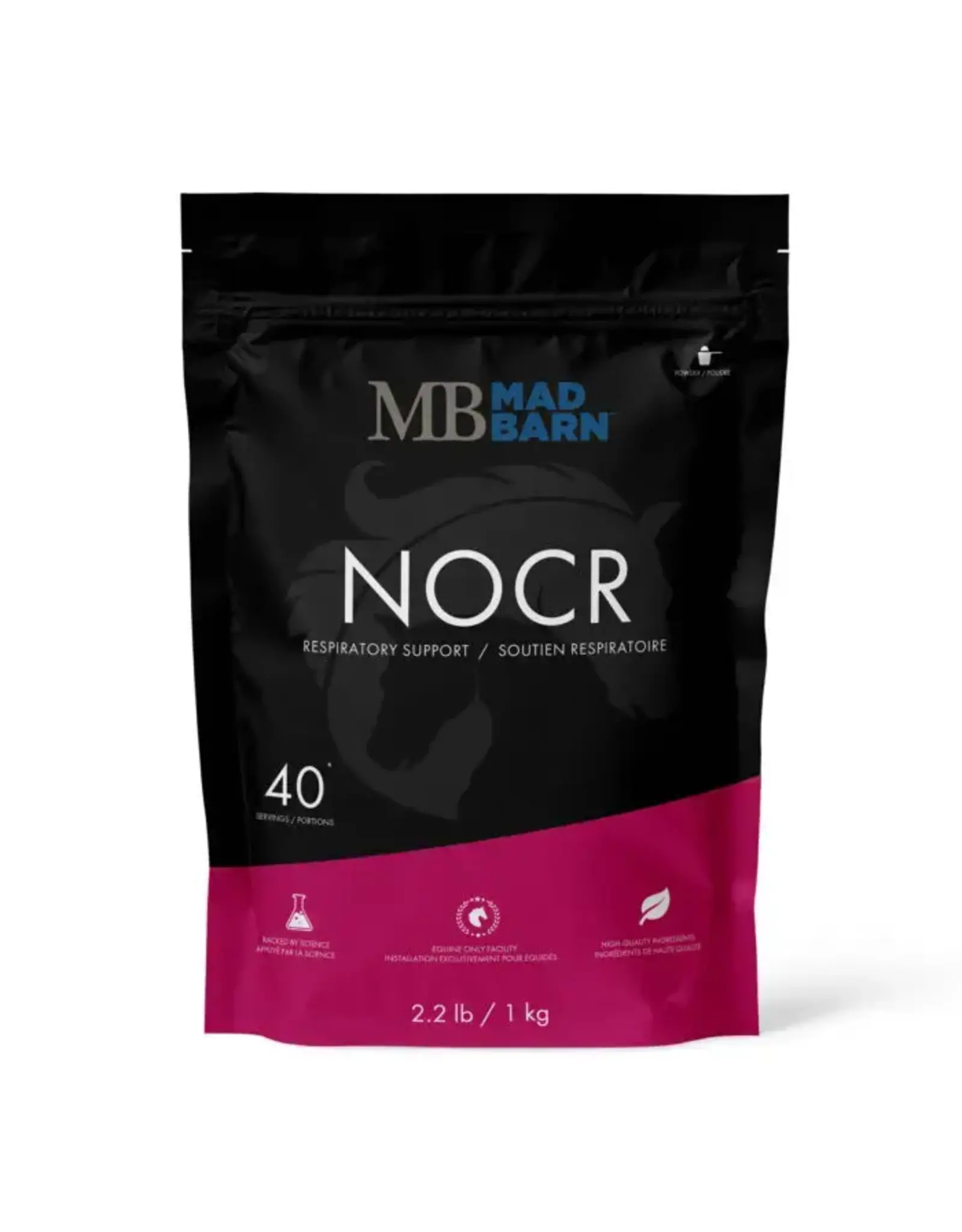 Mad Barn Canada Mad Barn NOCR 1kg - 628055182290 -  Respiratory Health Supplement for Horses