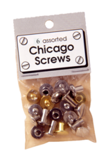 Tough 1 - Chicago Screws -  TJT75-09740B - 6 Pack ; steel, brass, and chrome plated posts with screws. Assorted sizes