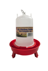 1.5L Poultry Drinker with Collapsible Legs - TBLC19 * Back Ordered