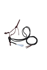 Burwash Kanga Horseman 4-Knot Hackamore w/ Mecate Rein - TBWKNH CHMC-BK
