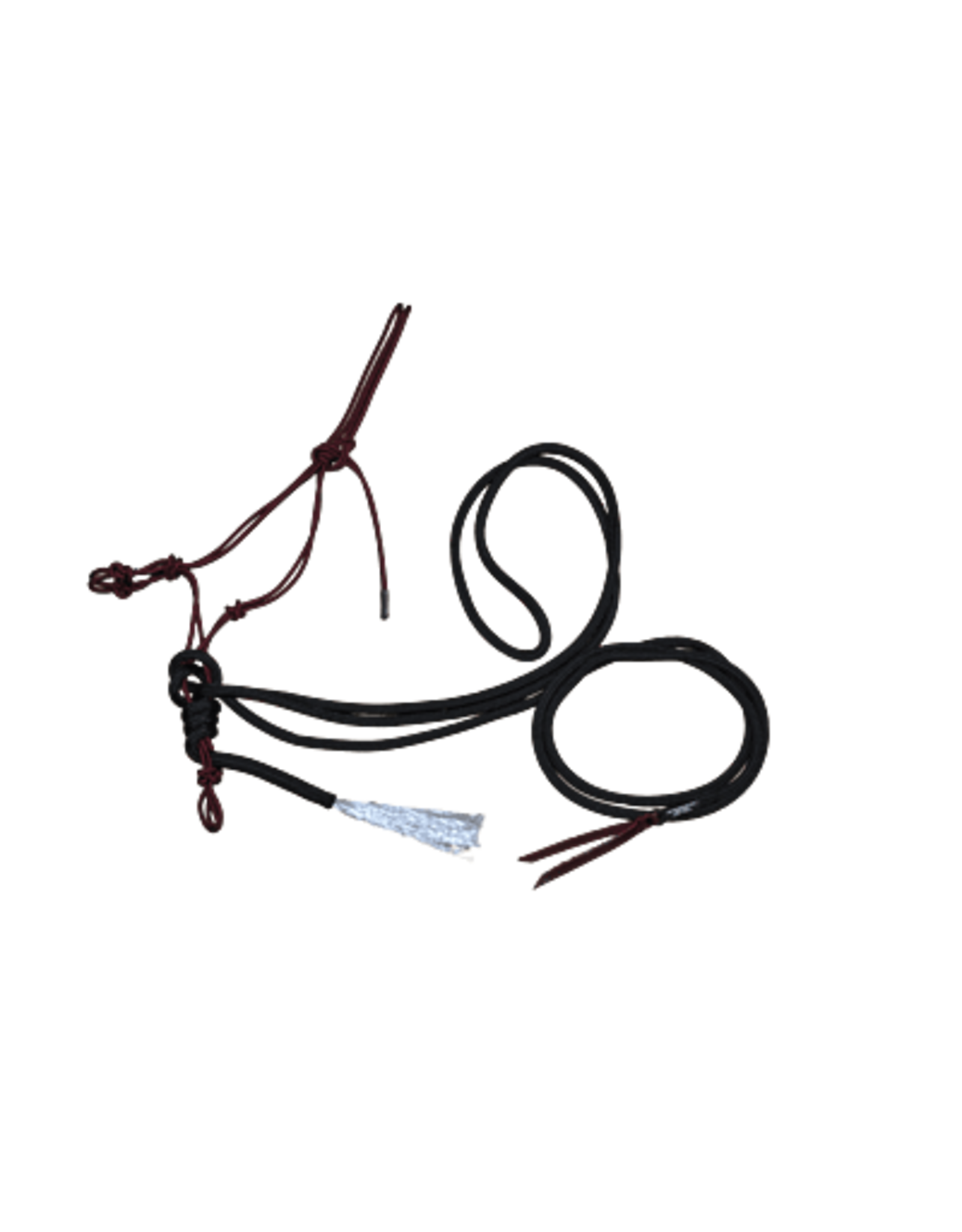Burwash Kanga Horseman 4-Knot Hackamore w/ Mecate Rein - TBWKNH CHMC-BK
