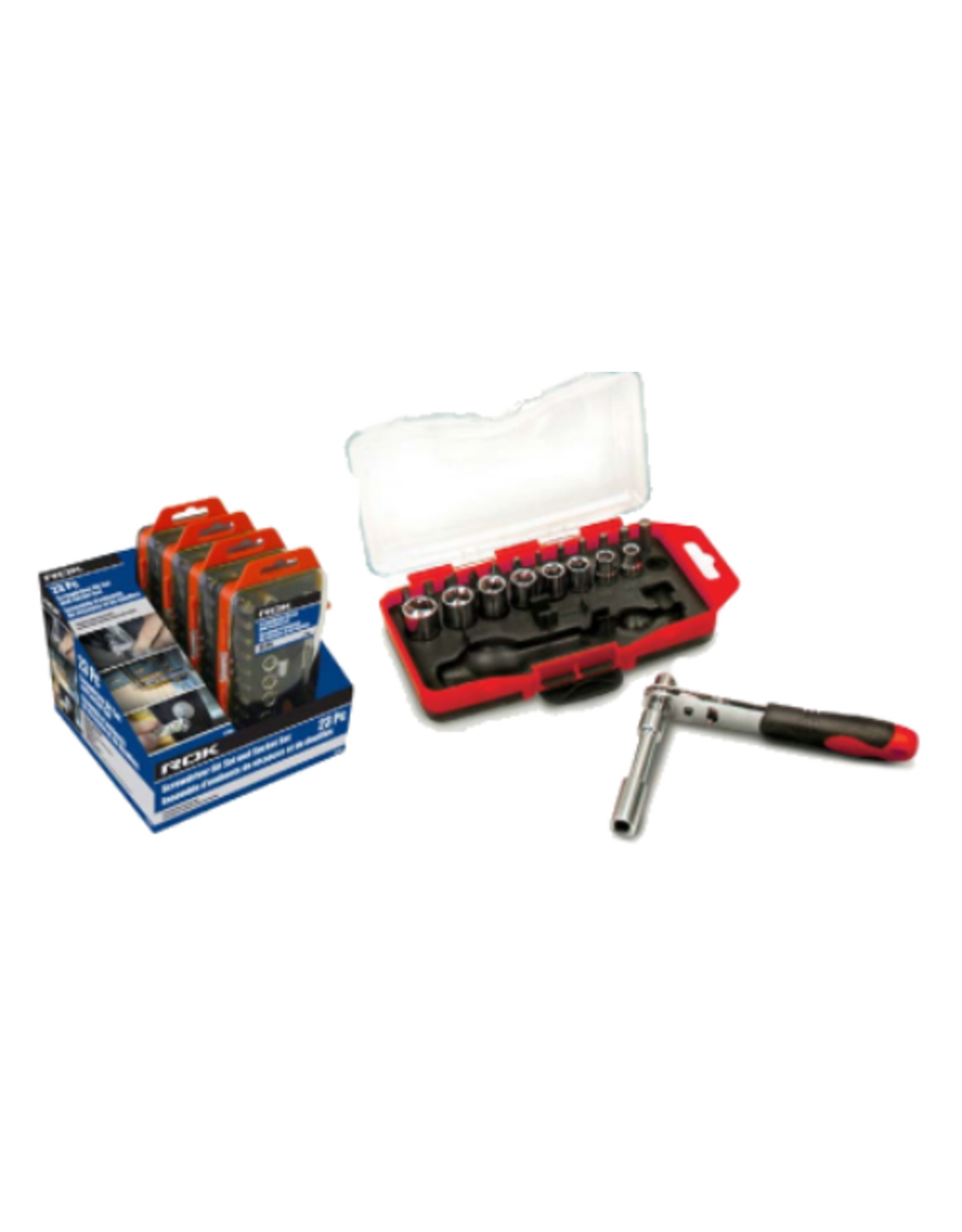 23 pc Ratcheting Screwdriver Bit Set - HI-37180