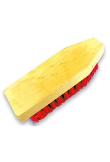 WOODEN BACK TAIL BRUSH - NEON ORANGE - 375720-23