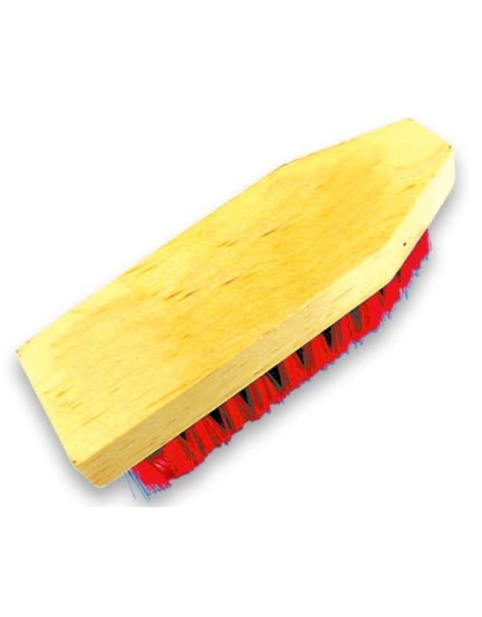 WOODEN BACK TAIL BRUSH - NEON ORANGE - 375720-23
