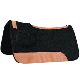 MUSTANG CORRECTFIT BARREL SADDLE PAD, 32" X 31" X 1" - Black - 273689-27