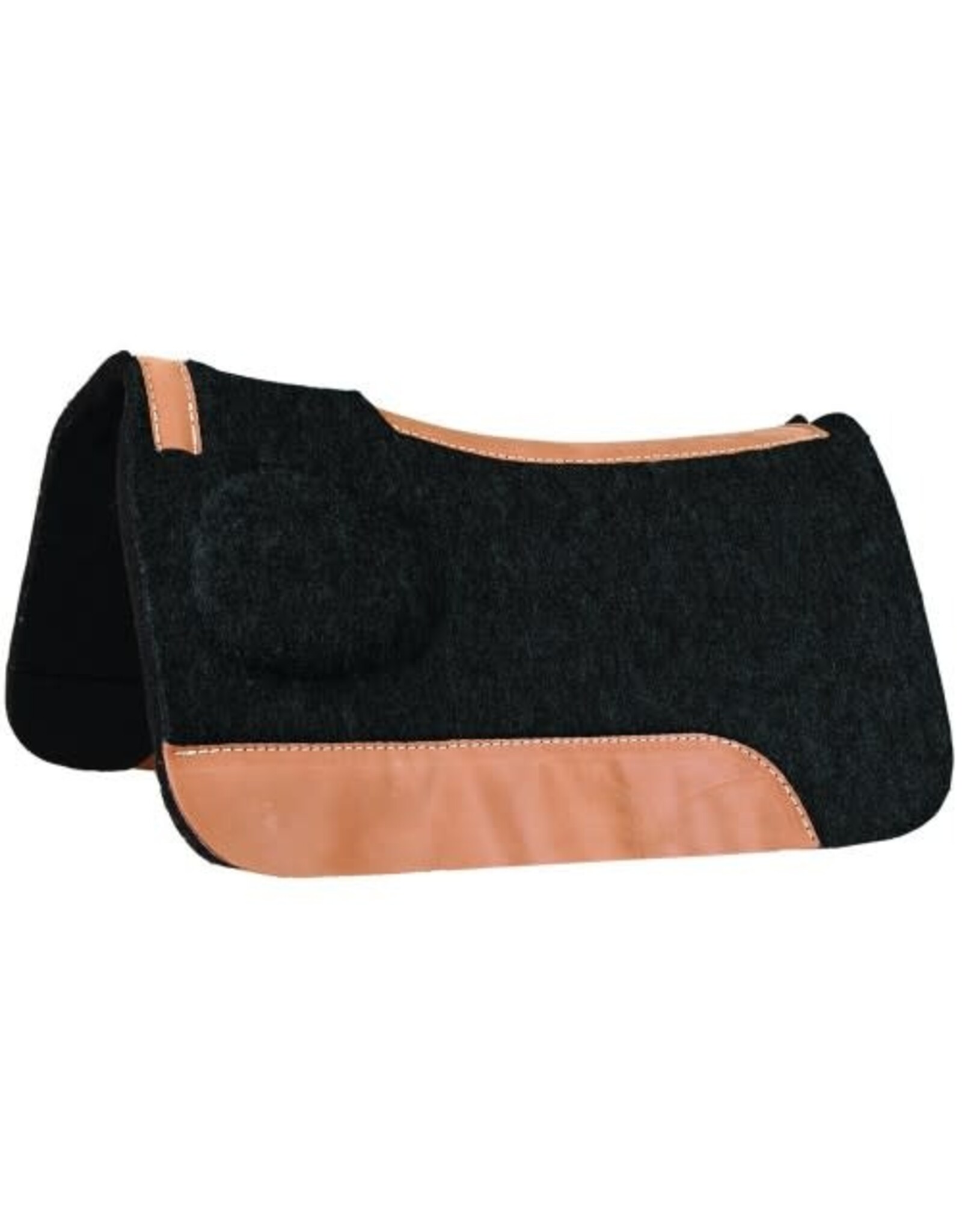 MUSTANG CORRECTFIT BARREL SADDLE PAD, 32" X 31" X 1" - Black - 273689-27
