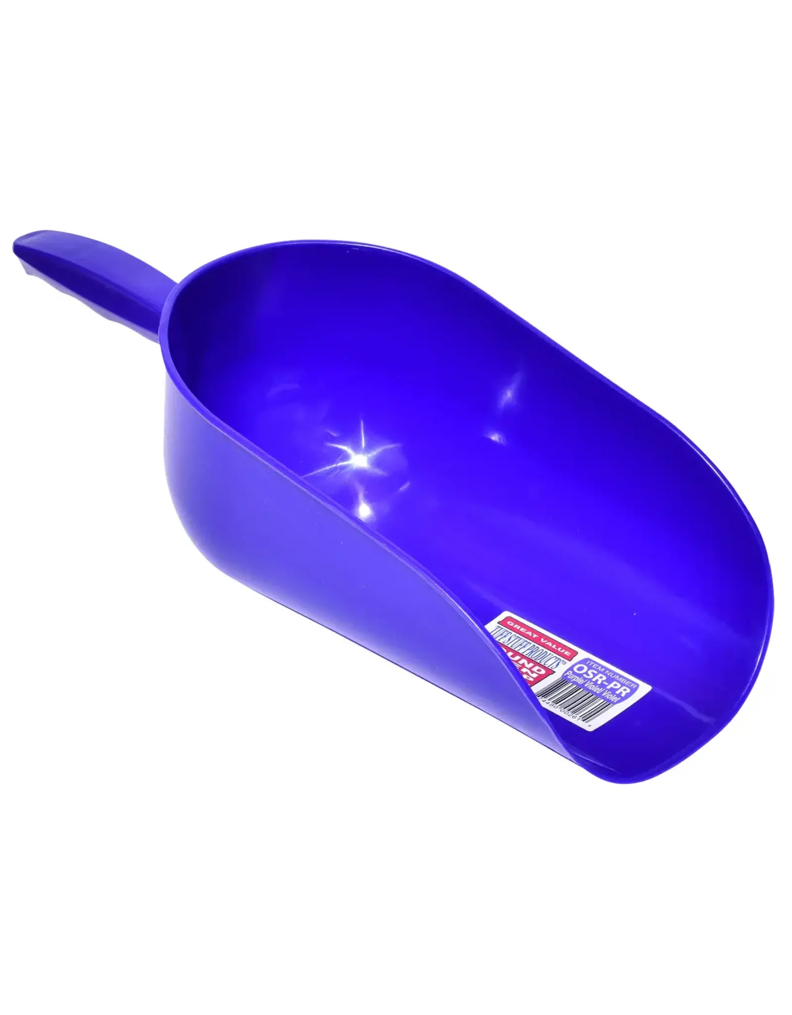 Tuff Stuff Open Round Feed Scoop - Purple - 674121 * Back Ordered JN25