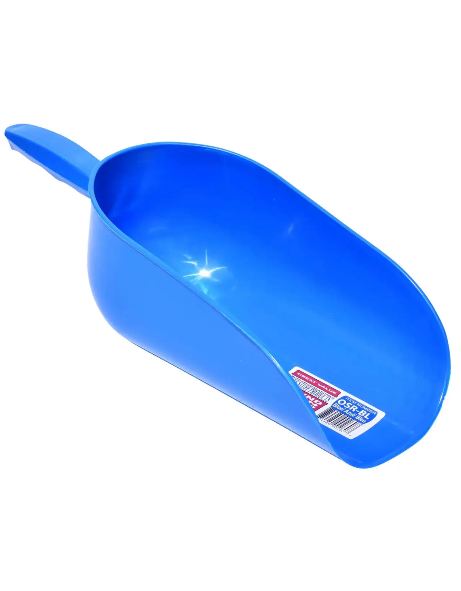 Tuff Stuff Open Round Feed Scoop - Blue - 674118