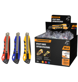 Knife Utility Large Heavy Duty w/Rubber Grip - MH-K000457