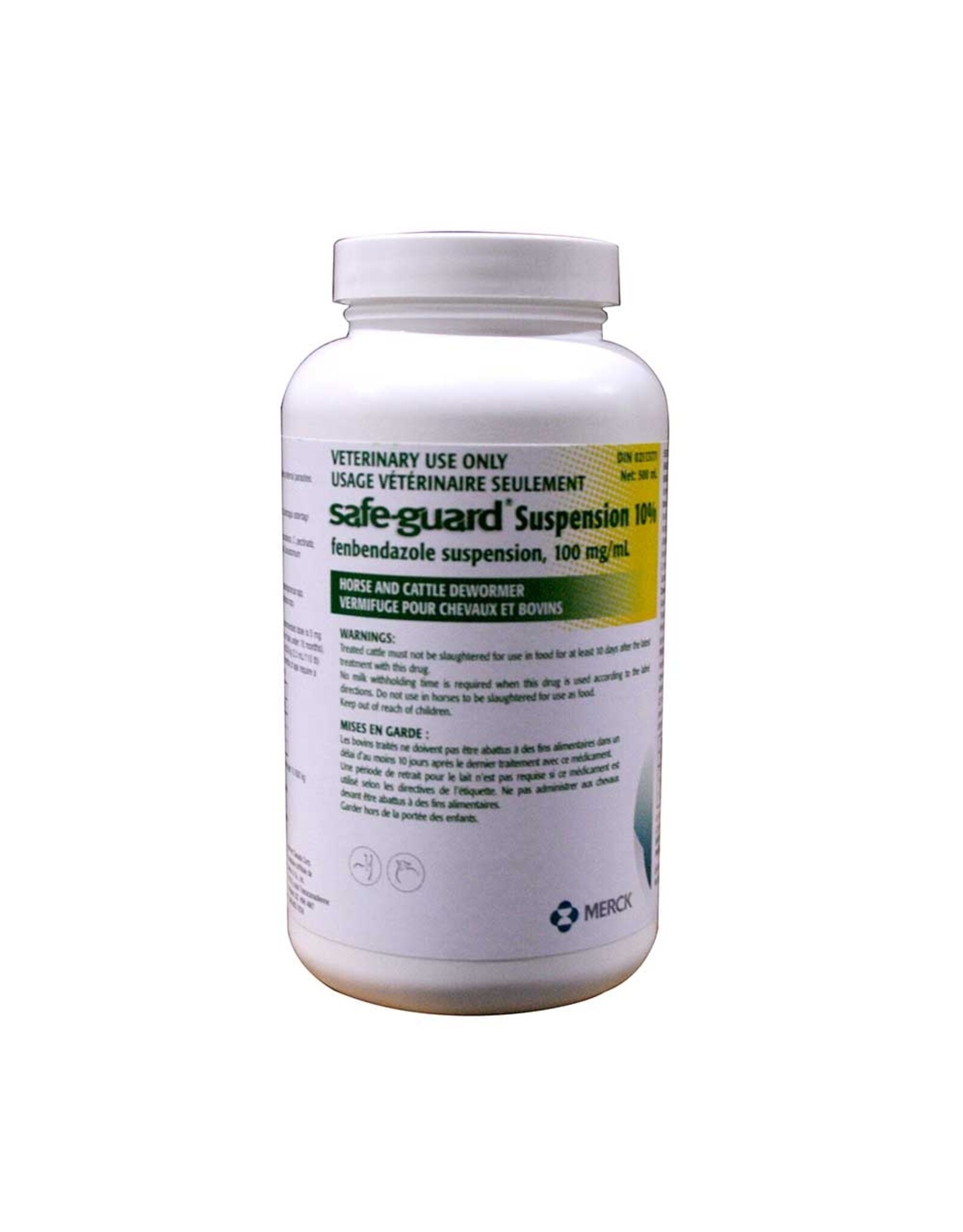 Safeguard Solution 10% Horse and Cattle Dewormer - 063-717   500ml No Longer Avail