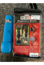Western Rawhide Re4Sair Protective Boot (Pair) - Sky Blue - Large - 101005-19L