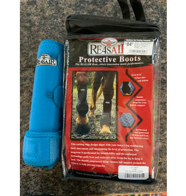 Western Rawhide Re4Sair Protective Boot (Pair) - Sky Blue - Large - 101005-19L