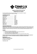 CANA LIX Cana-Lix Horse 15% Lick Mineral Tub - Pail 40lb (228-40) CP 15%, Fat 5.10%, Fiber 1.5%, Vit A 31,000, Vit D 15,000, Vit 300