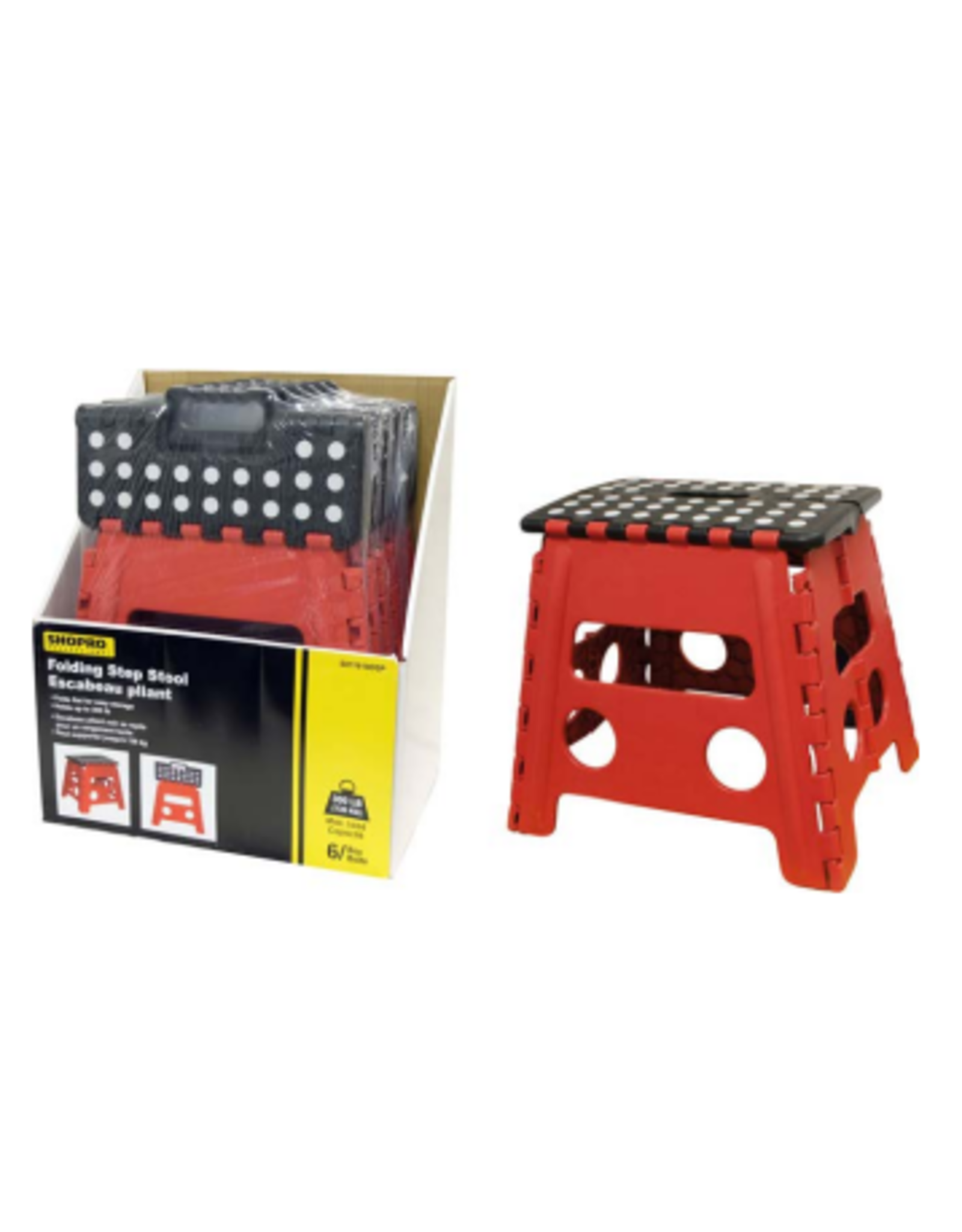 Folding Step Stool-Red