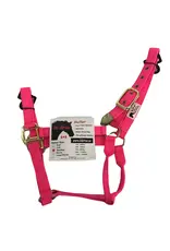 Hi-Brow Flat Nylon Halter - Yearling - Pink - THB505Y-PK
