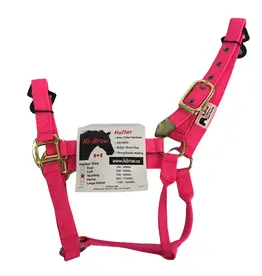 Hi-Brow Flat Nylon Halter - Foal - Pink - THB505F-PK