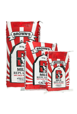 BROWN'S CALF STARTER MILK REPLACER  100% milk proteins 26% Protein, 26% Fat - 20 kg BAG B1120