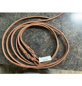 1/2" Harness Leather Reins with Buckle 8ft - 212465-56