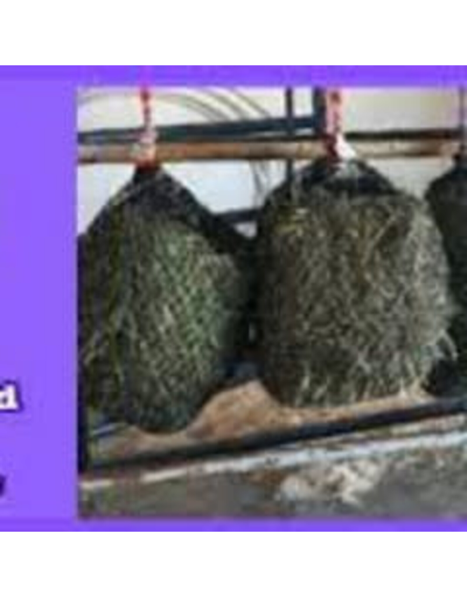 Eco Nets Trailer Hay Net -1" Reg - Black - Eco Nets