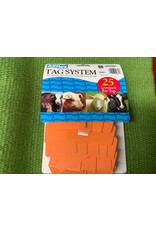 Allflex TAG* Allflex Large 2pc Blank 25s  GLF/GSM-0 - Orange GLOR00