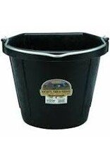 Rubber Bucket 18qt Flat Back -115-413
