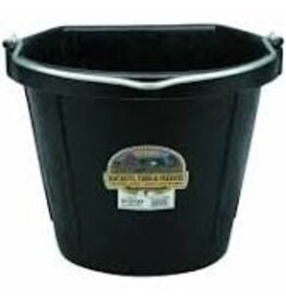 Rubber Bucket 18qt Flat Back -115-413
