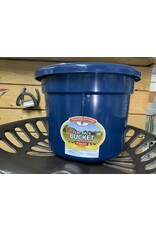 Pail 8qt Plastic Flat Back Bucket - Navy - 115-496