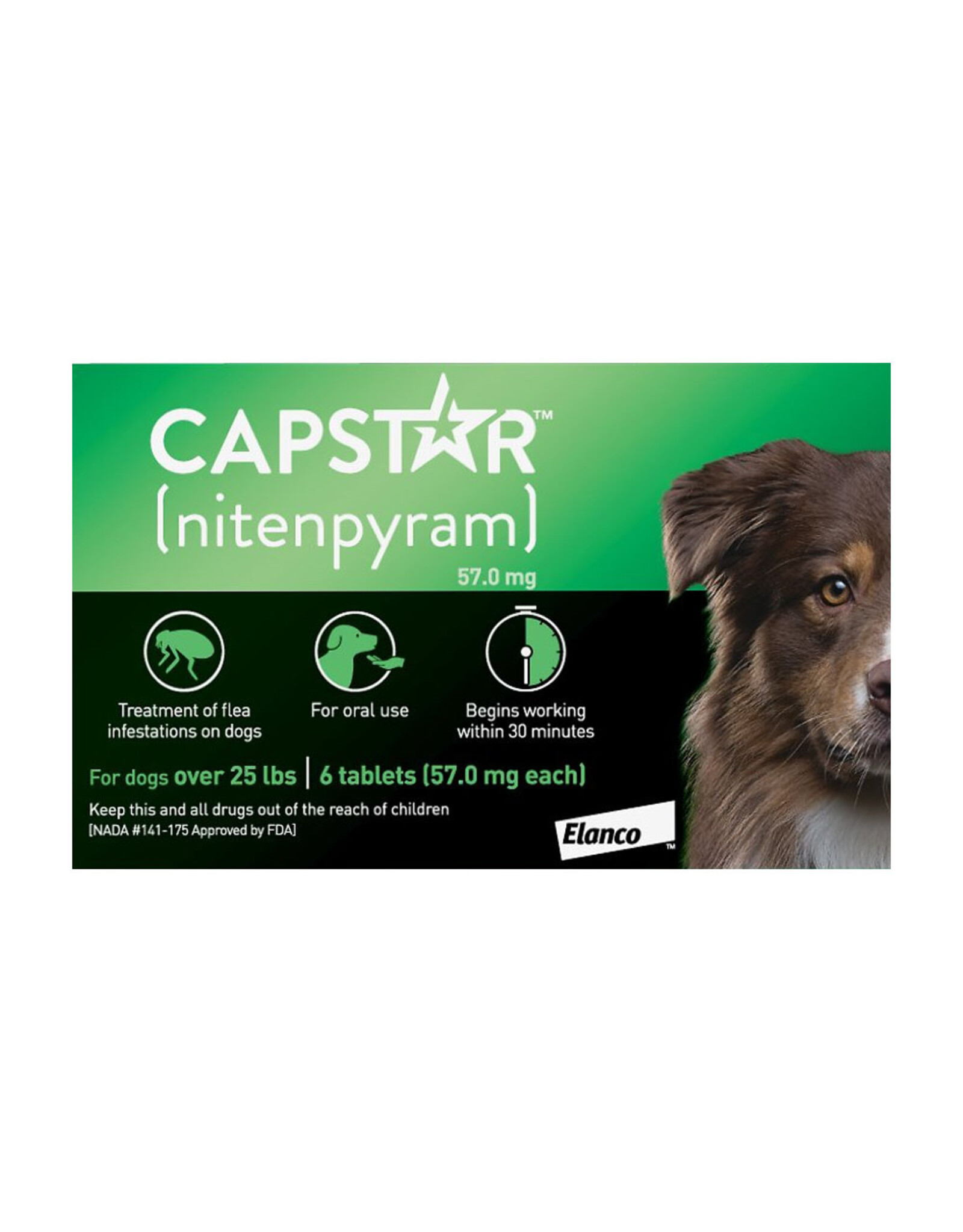 Capstar Fast Acting Oral Flea Treatment (Large Dog) - D830-67517
