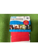 Allflex TAG* Allflex Large 2 pc Blank 25s  GLF/GSM-R - Red GLRE00