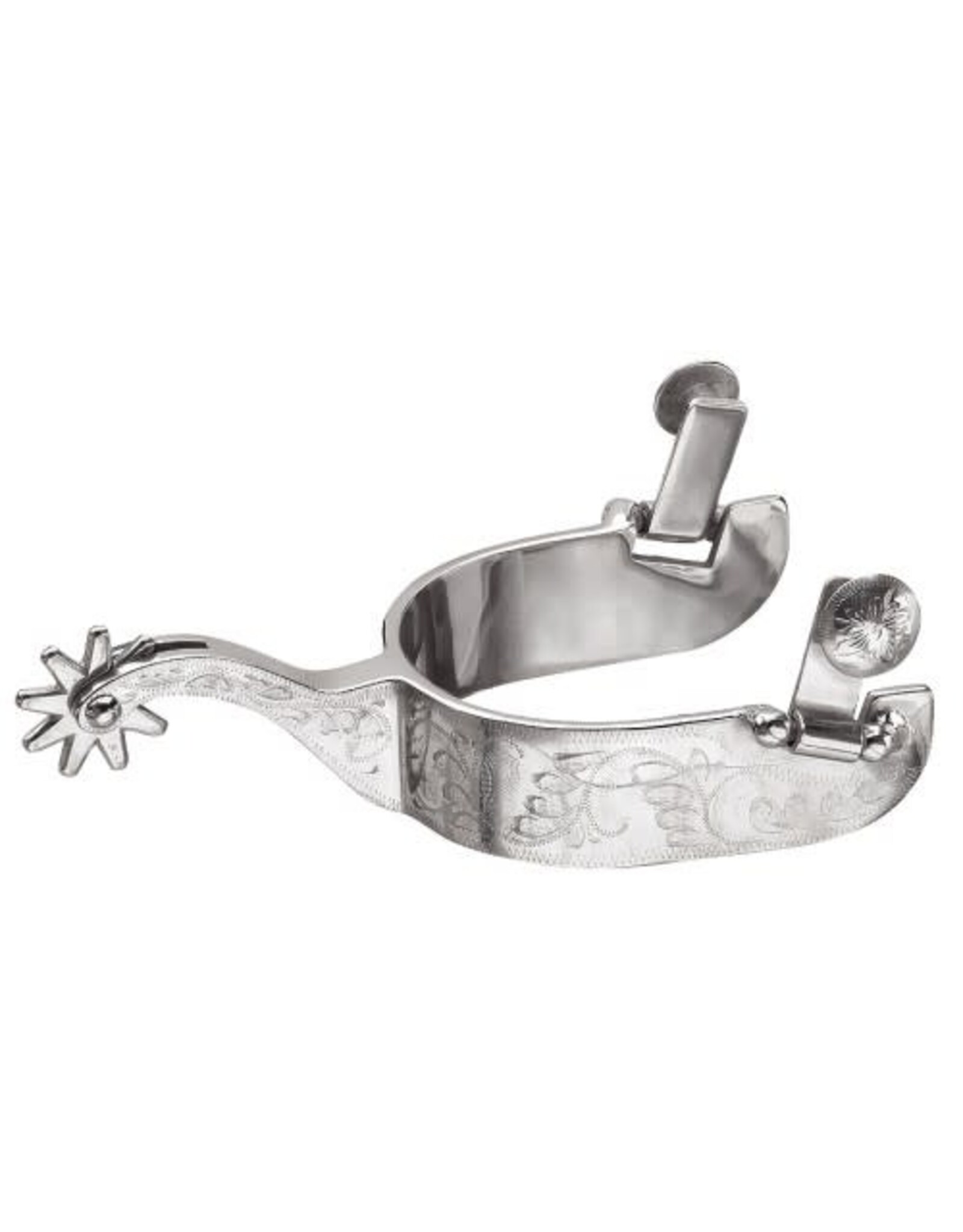 SPUR* FG Mens Stainless Steel Engraved Show Spur- #335913