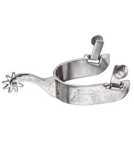 SPUR* FG Mens Stainless Steel Engraved Show Spur- #335913