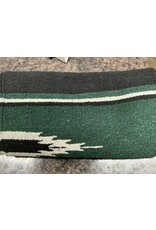 SIERRA NAVAJO SADDLE BLANKET 30" X 60 - HNTRGRN/BLK/WHT - 273791- 12