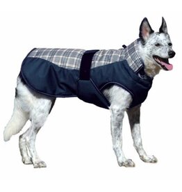 Century Tiger Deluxe Plaid Dog Coat - 600D - 200gm - 808107-45/14-Size24 - Special Order
